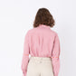 Body Shirt in Pink Checked Cotton