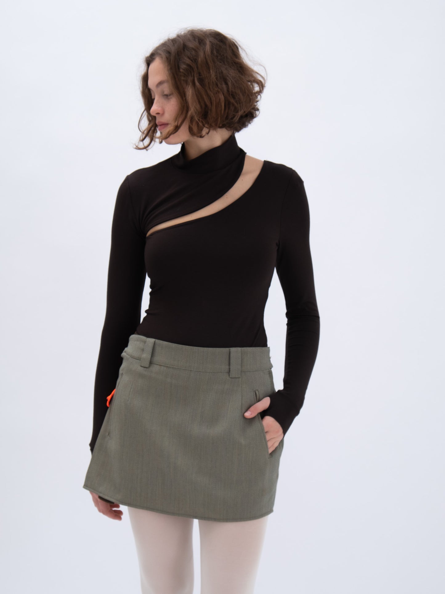 Mini Skirt, front view, wild, unique, vintage