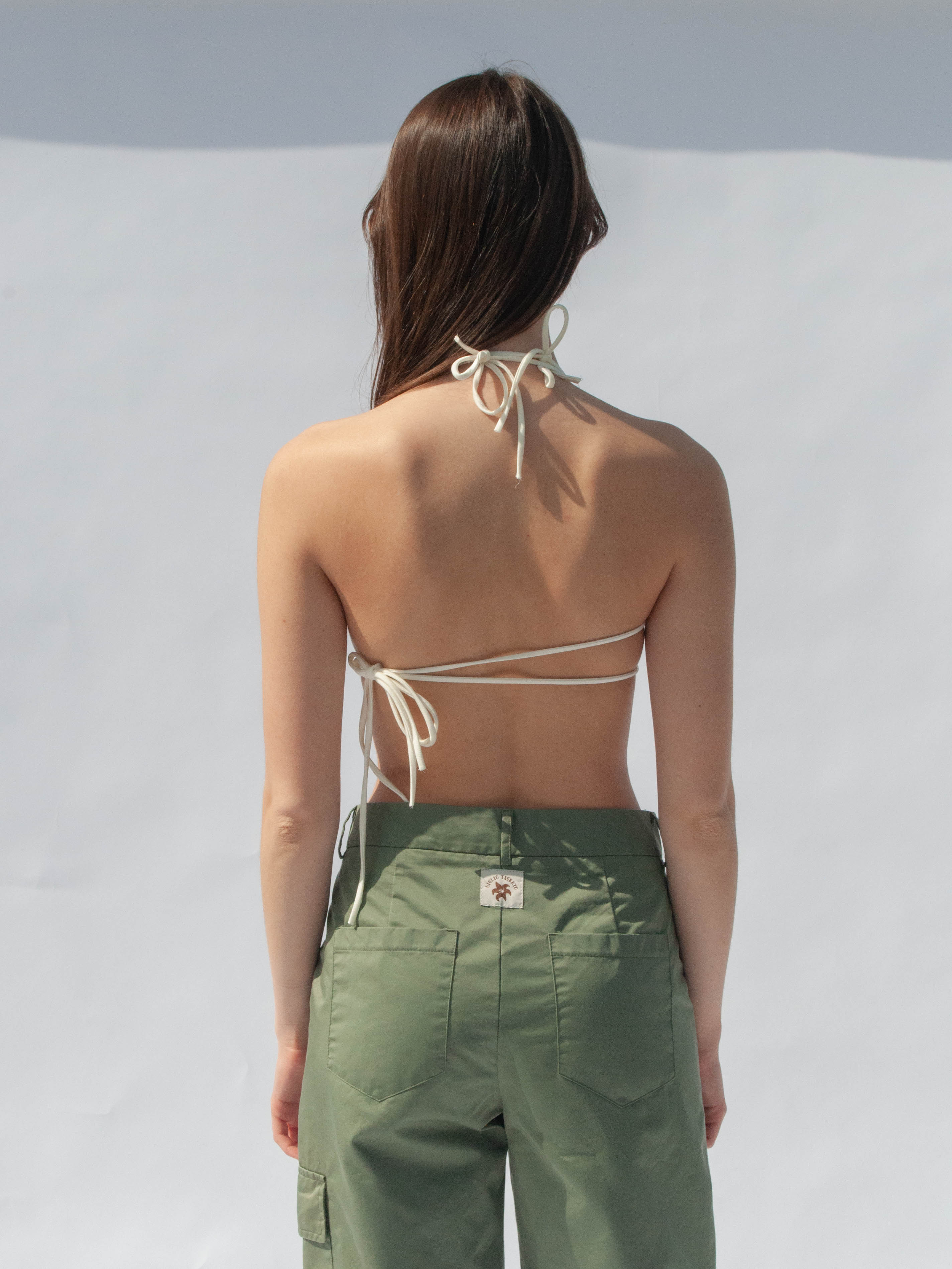 Bralette, back view, festival, upcycling, unique, wild