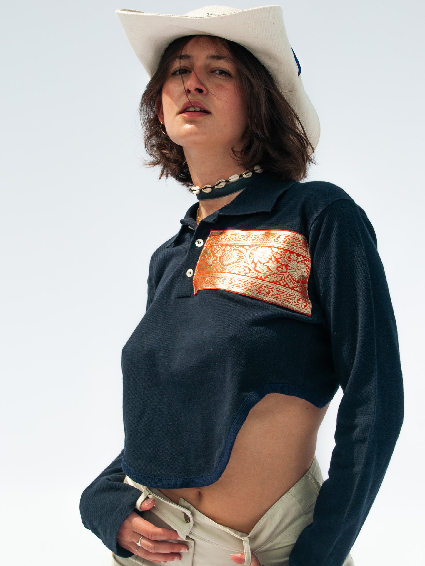 Street Style Cowgirl Polo