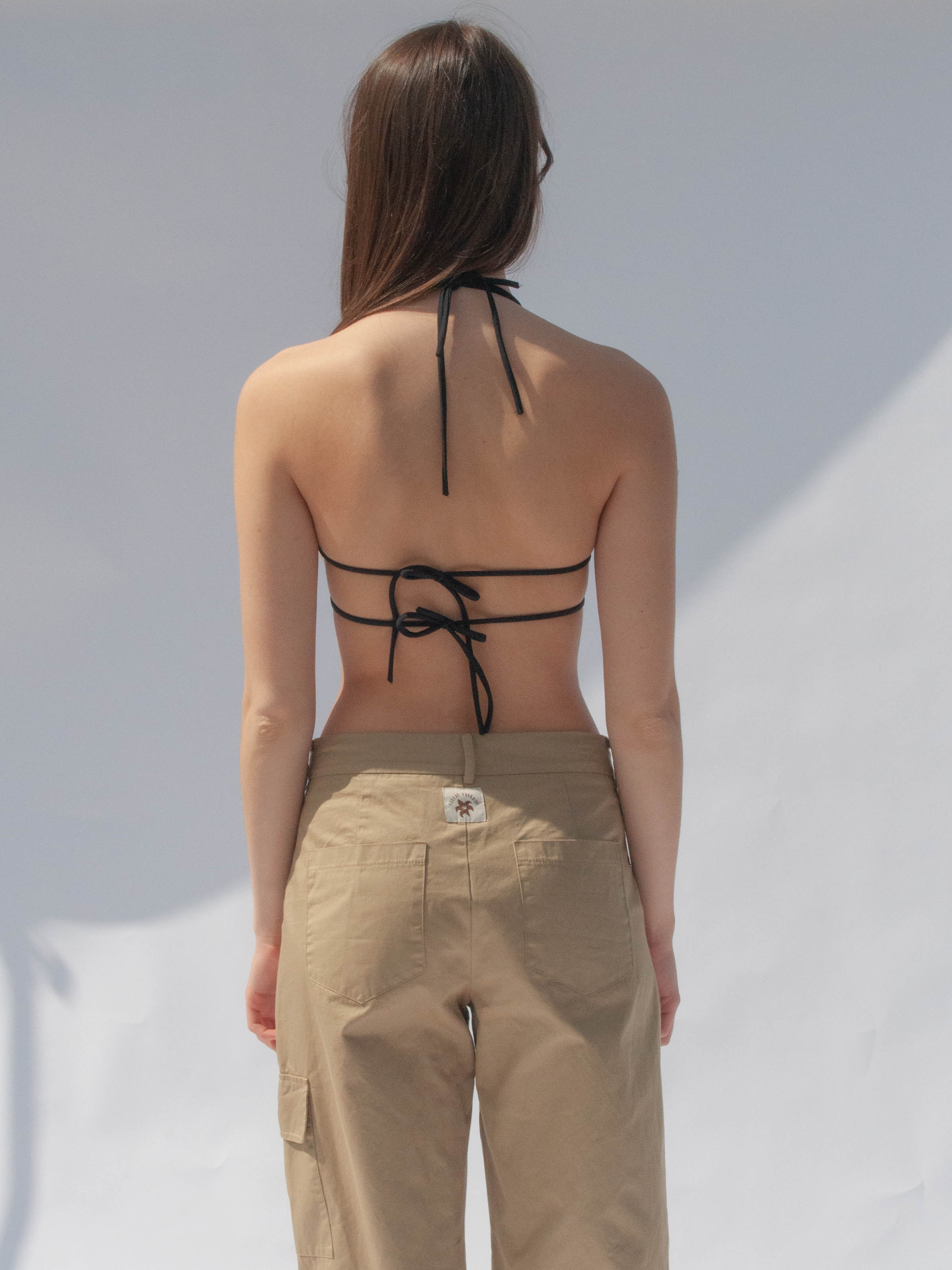 Trousers, back view, versatile, unisex, upcycled, cargo fit