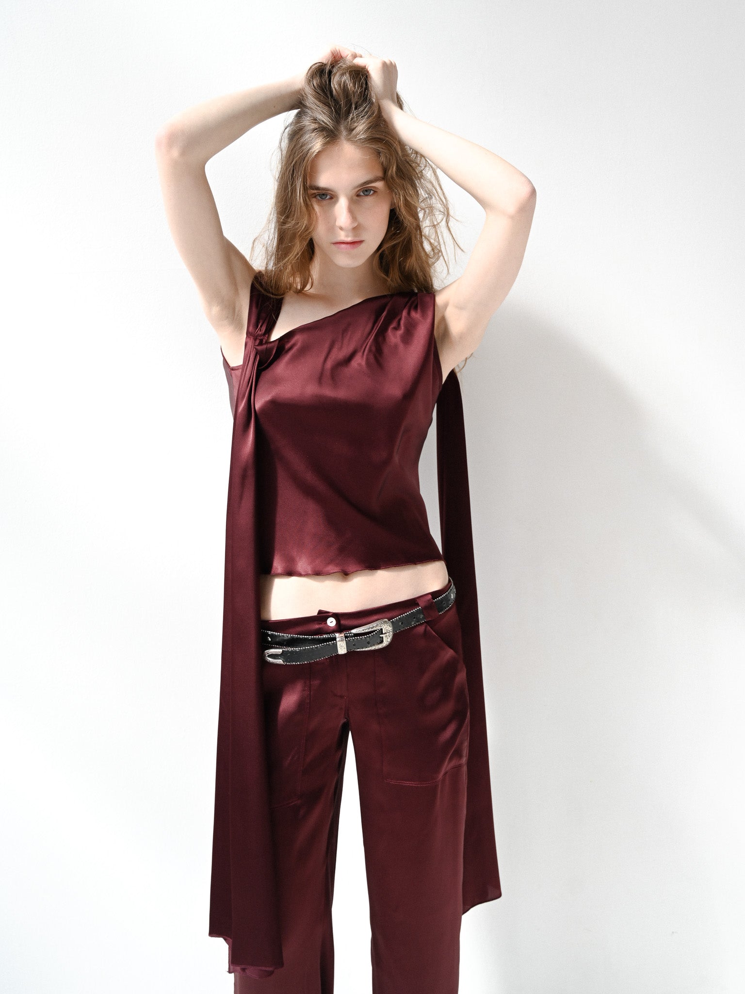 Item 26-003 / Jimena Top III (Burgundy)
