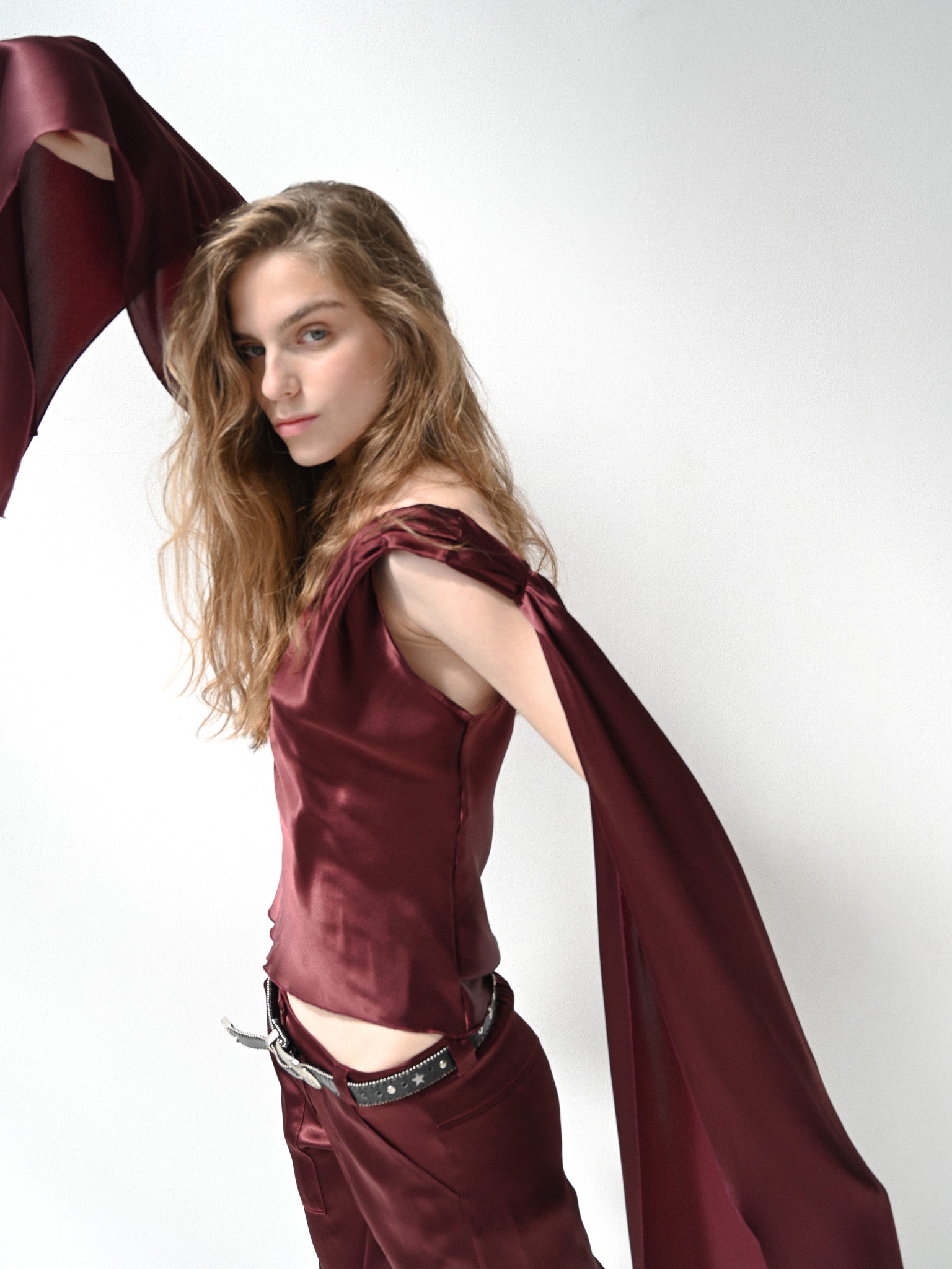 Item 26-003 / Jimena Top III (Burgundy)