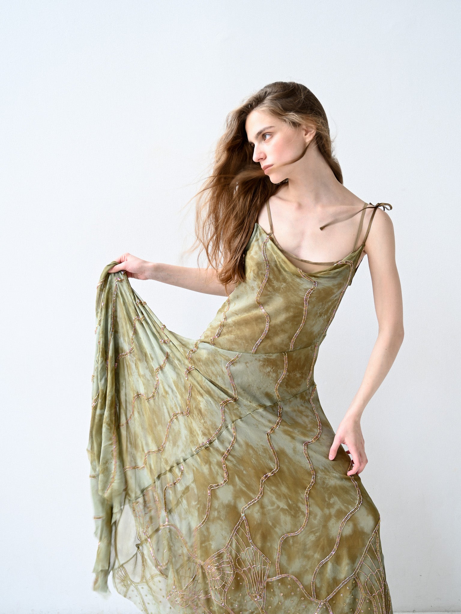 Item 26-0020 / Cleo Dress IV (Embroidered Beads)