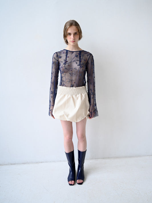 Item 26-006 / Elsa Top II (Embroidered Tulle)