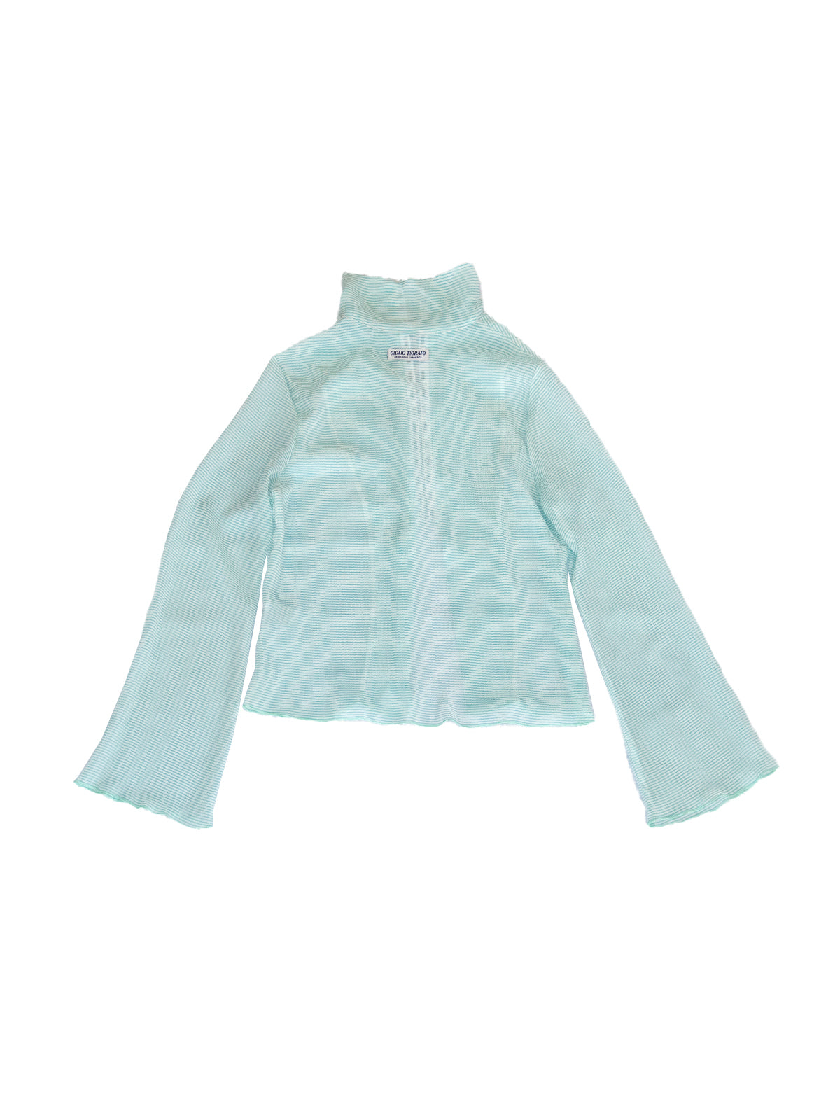 FAROE TOP IN STRIPED CRINKLE CHIFFON