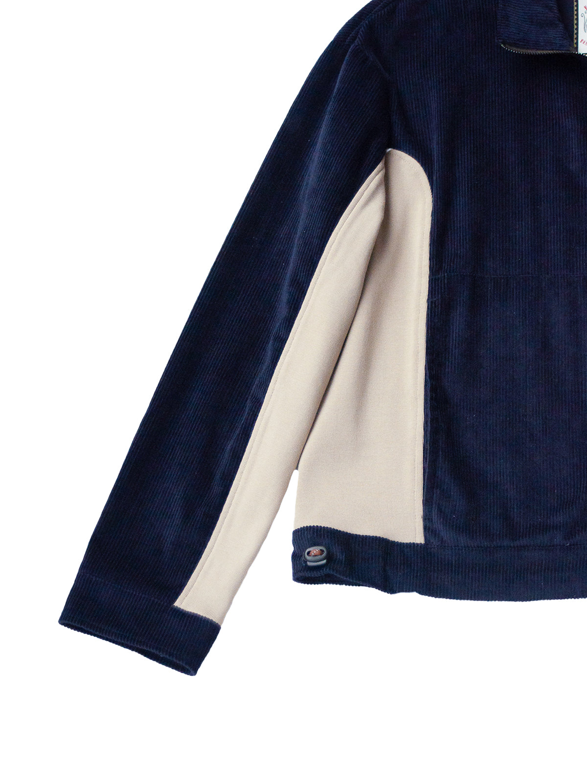 ANNAPURNA PULLOVER IN BLUE CORDUROY