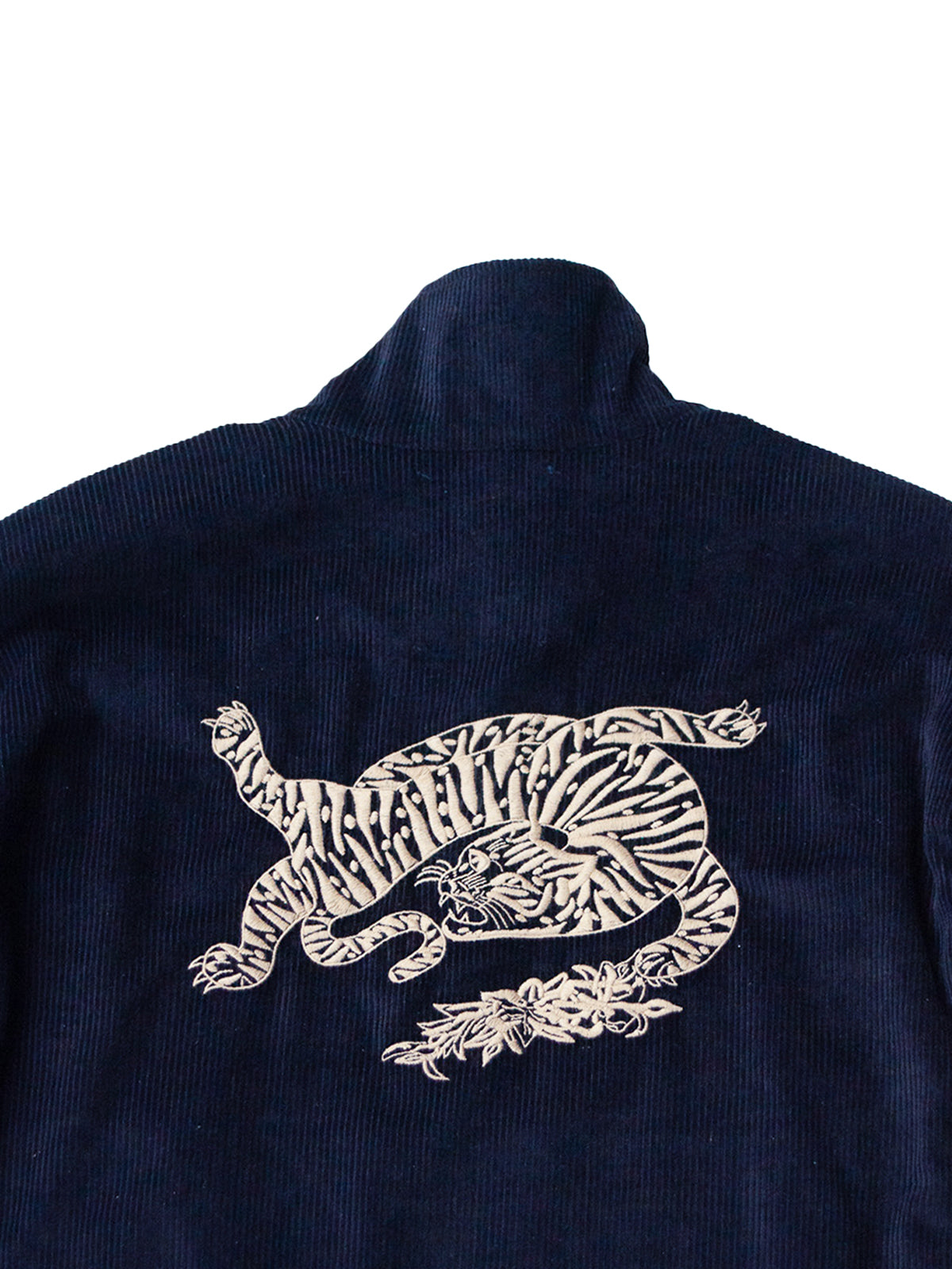 ANNAPURNA PULLOVER IN BLUE CORDUROY