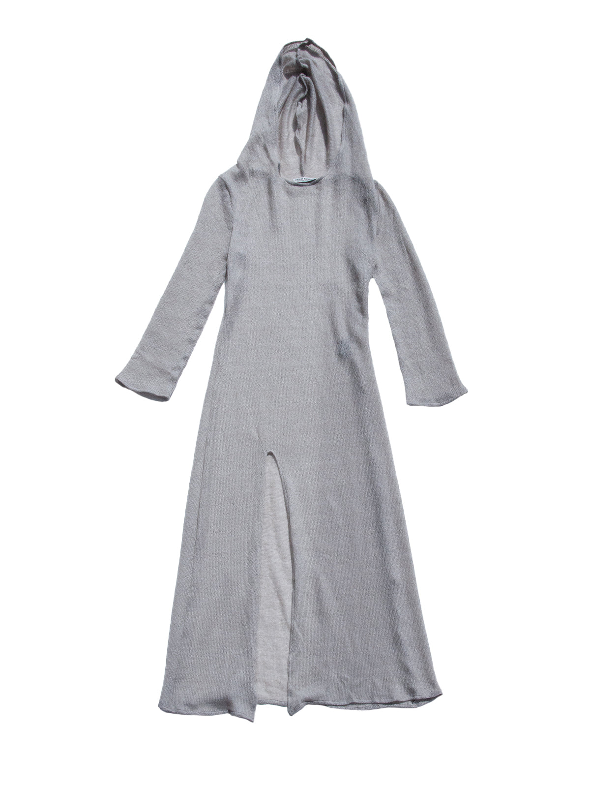 BOMBAY DRESS IN GREY MOHAIR MESH