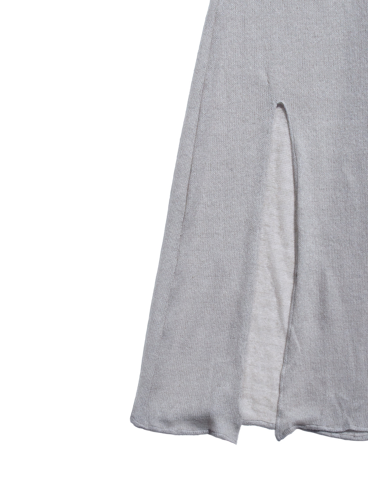 BOMBAY DRESS IN GREY MOHAIR MESH