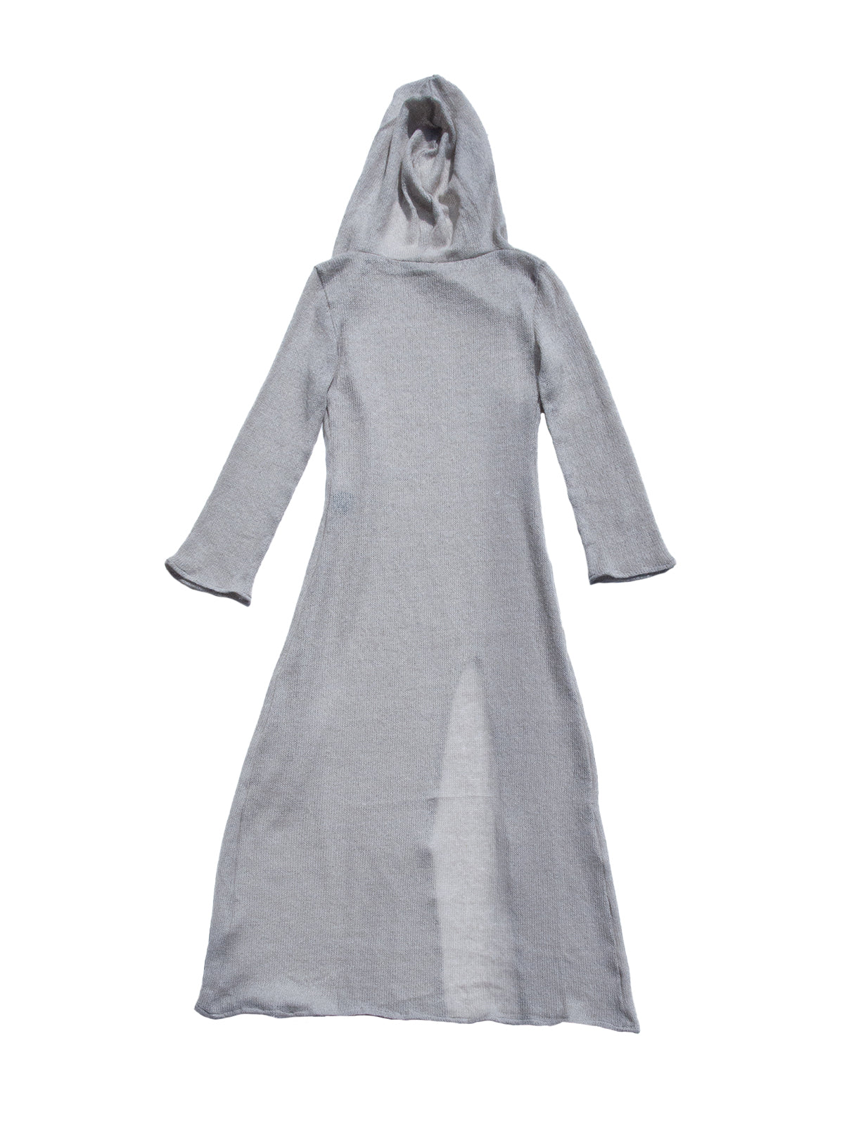 BOMBAY DRESS IN GREY MOHAIR MESH