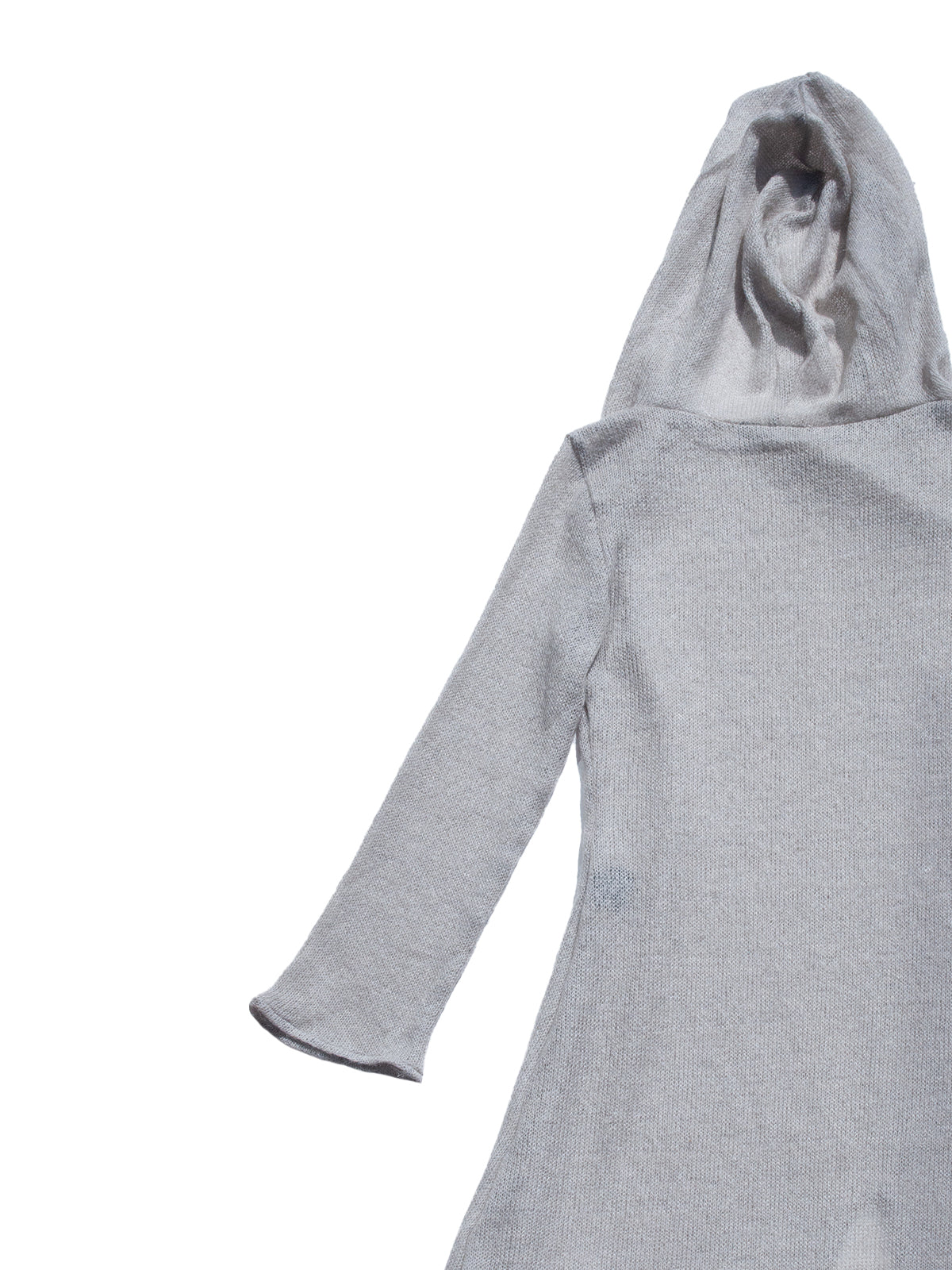 BOMBAY DRESS IN GREY MOHAIR MESH