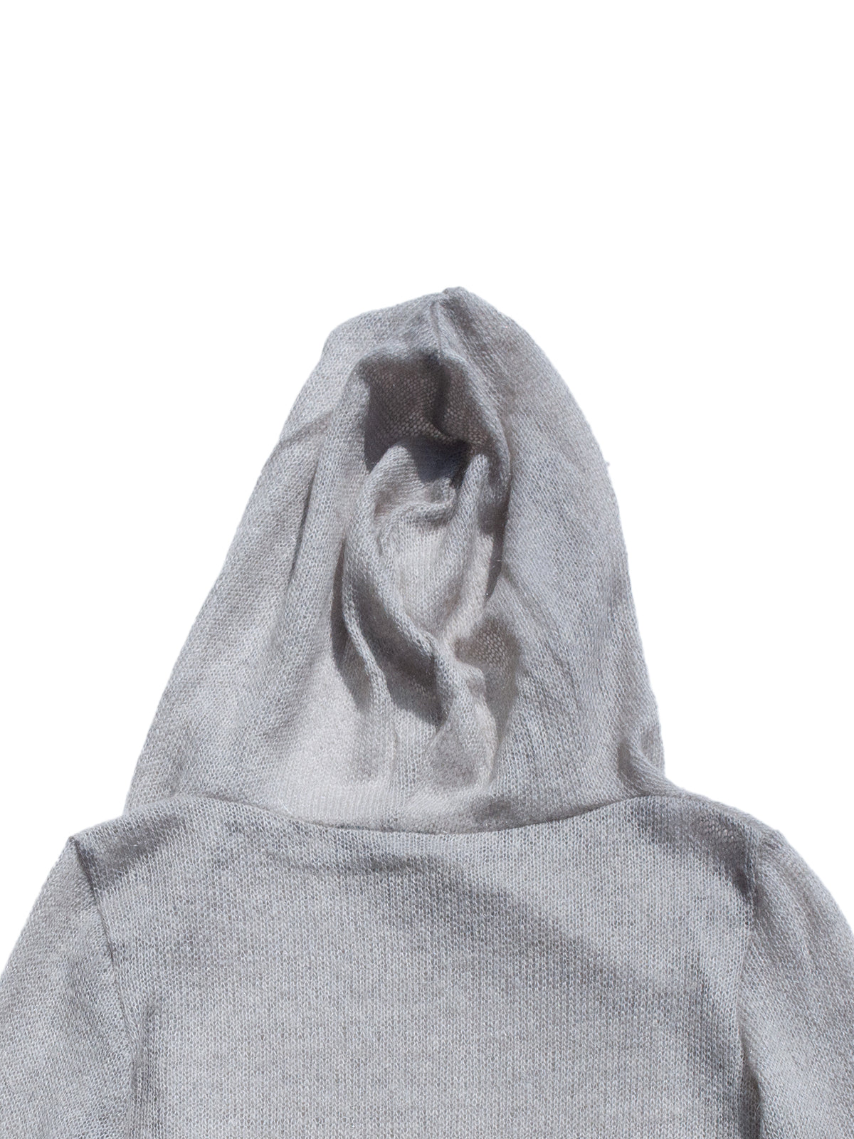 BOMBAY DRESS IN GREY MOHAIR MESH
