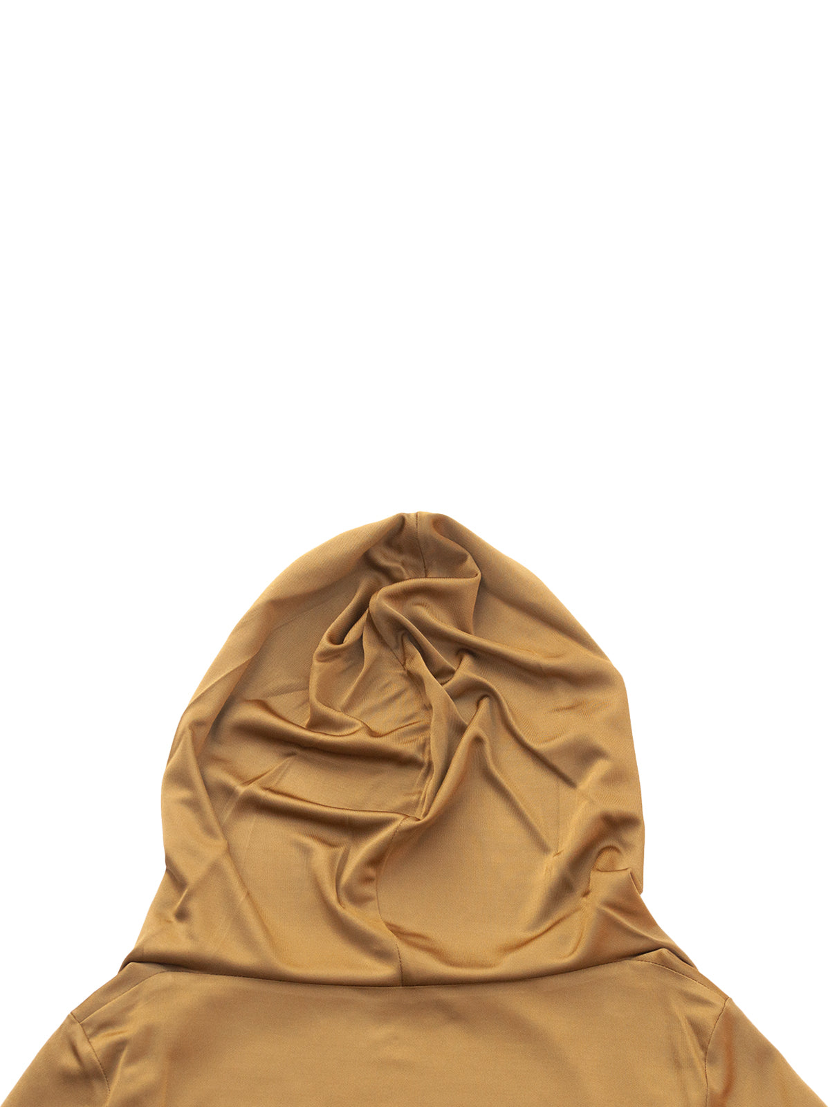 BOMBAY HOODED TOP IN OCRA VISCOSE