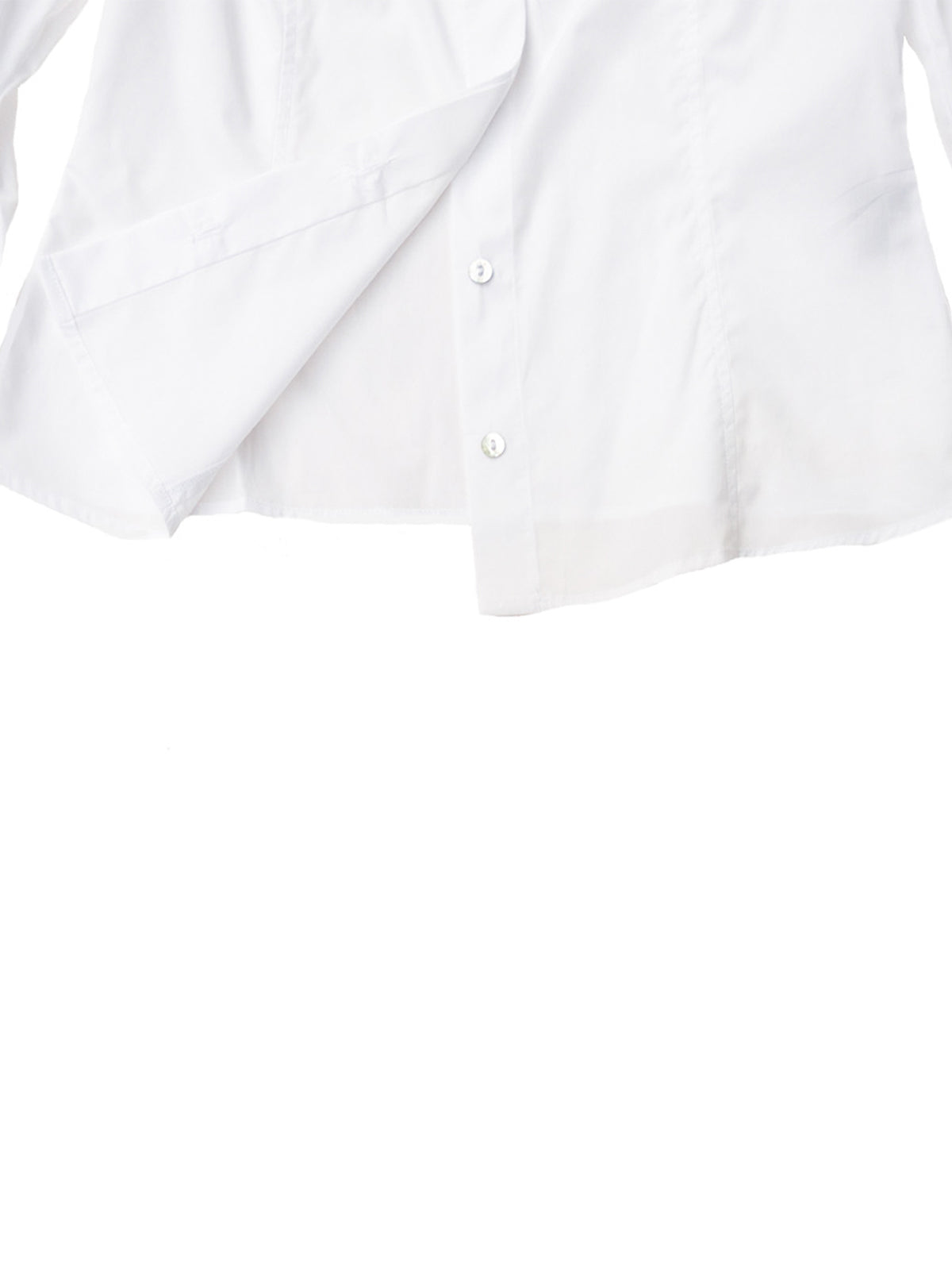 CHANTILLY SHIRT IN WHITE COTTON
