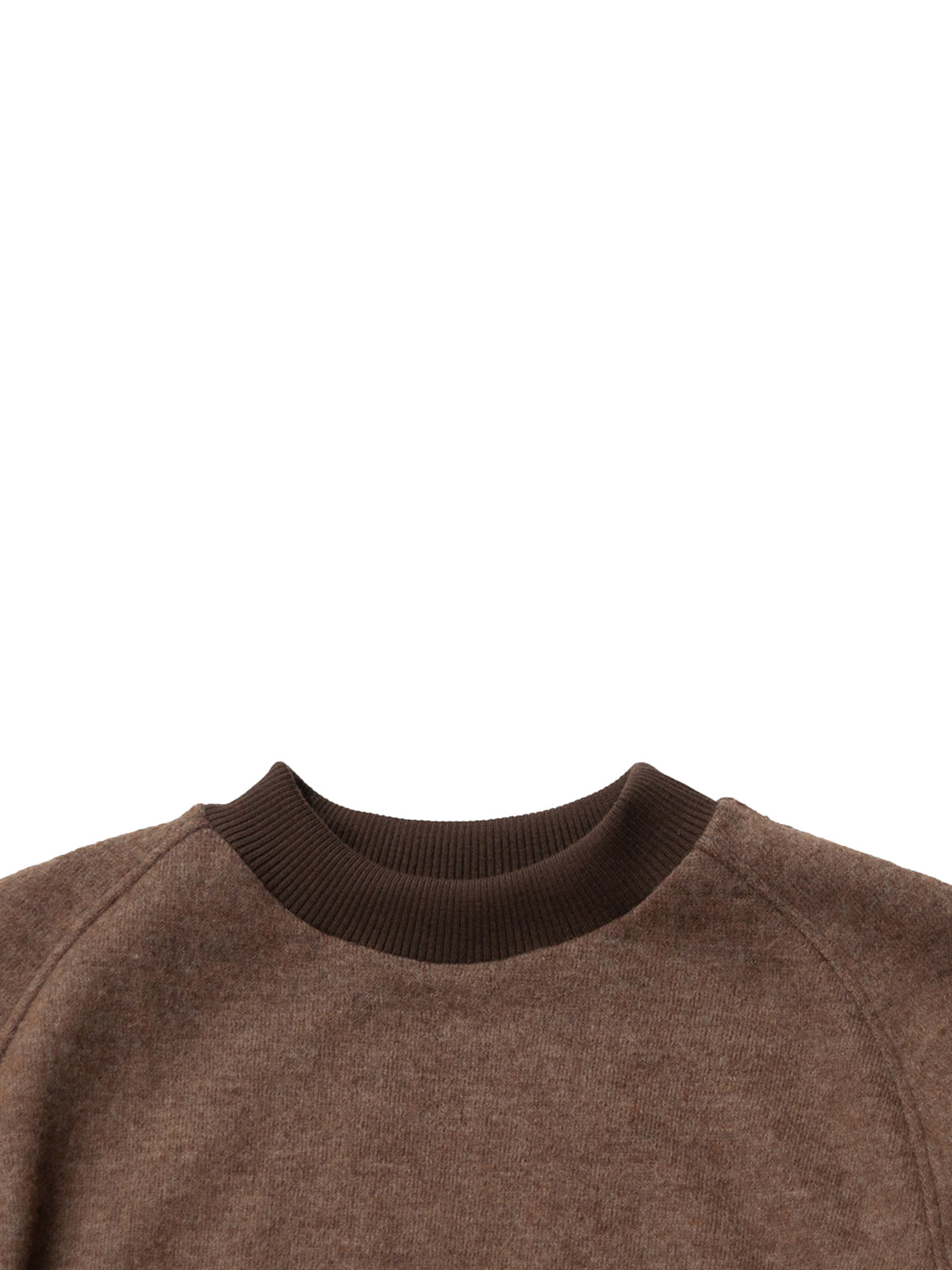 CHICAGO PULLOVER IN BROWN WOOL