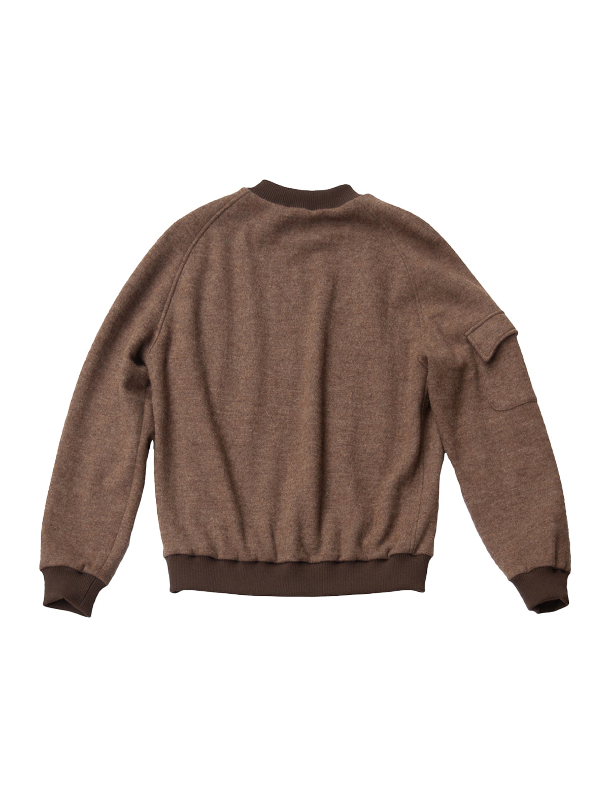 CHICAGO PULLOVER IN BROWN WOOL
