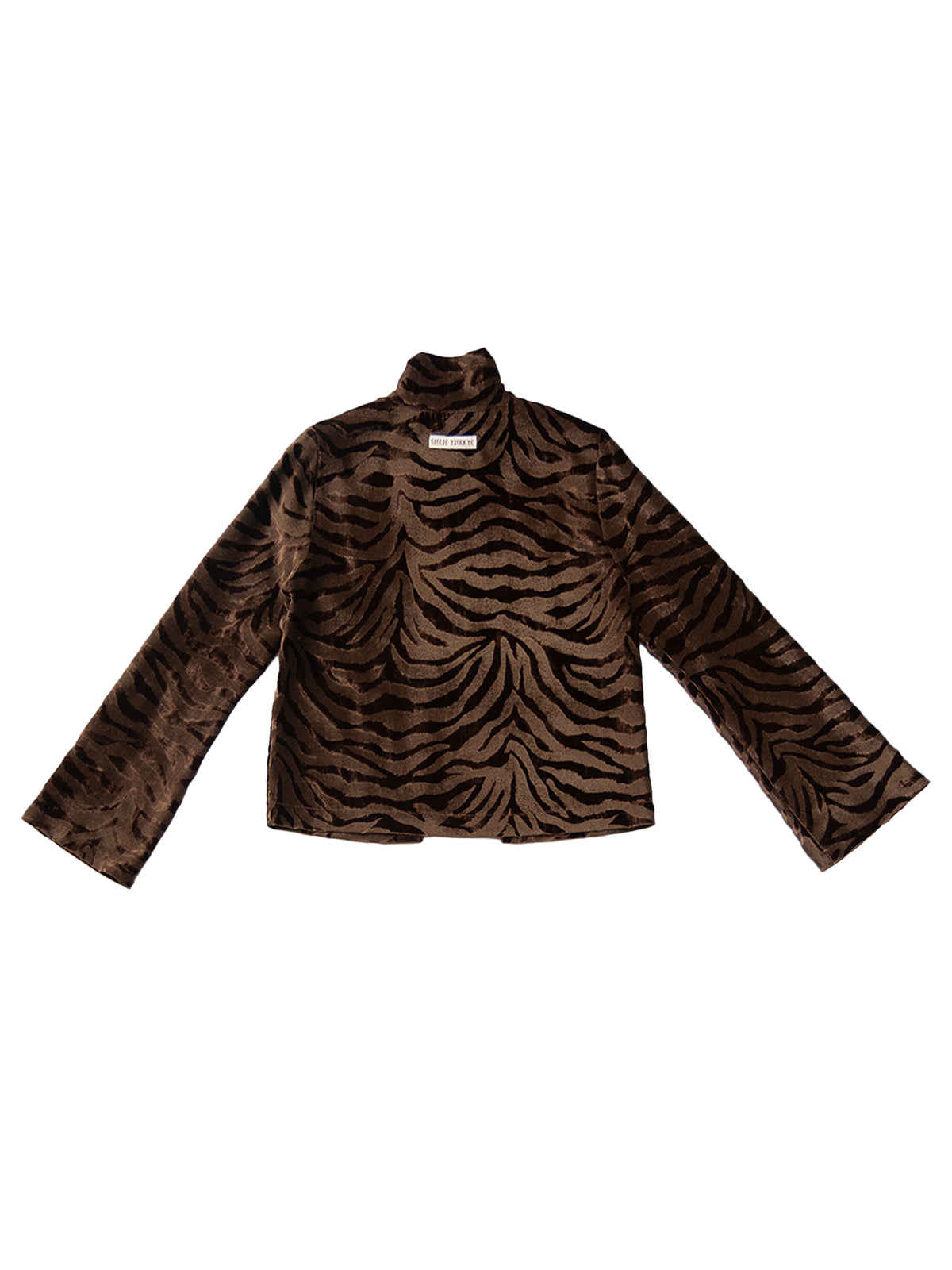 FAROE TOP IN TIGER SILK VELVET