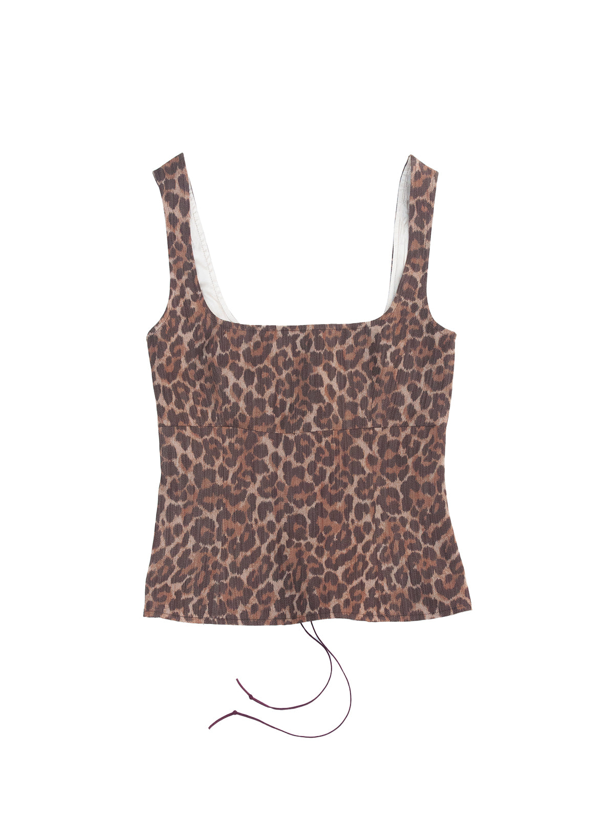 KALYMNOS TOP IN LEOPARD WOOL