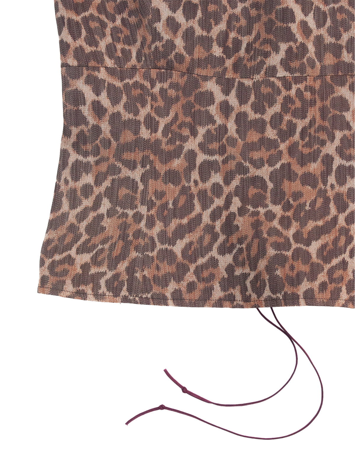 KALYMNOS TOP IN LEOPARD WOOL