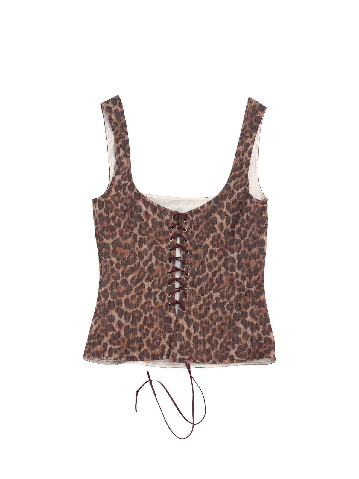 KALYMNOS TOP IN LEOPARD WOOL
