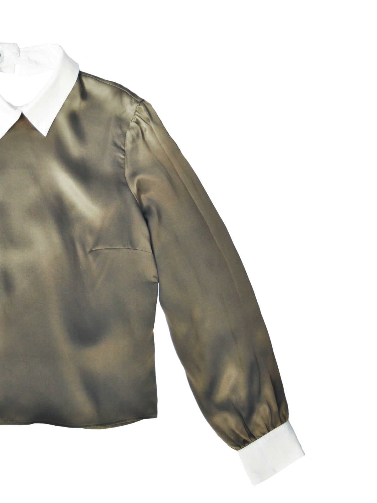 PARIS SHIRT IN KAKI SILK