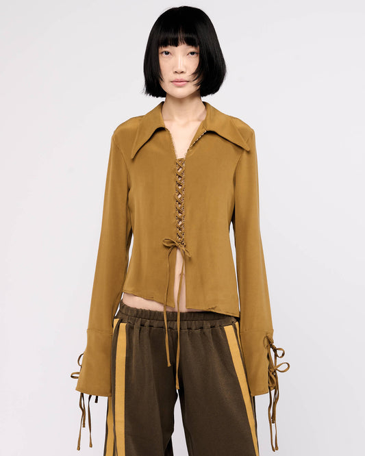 Item 26-0024 / Cindy Shirt I (Mustard)