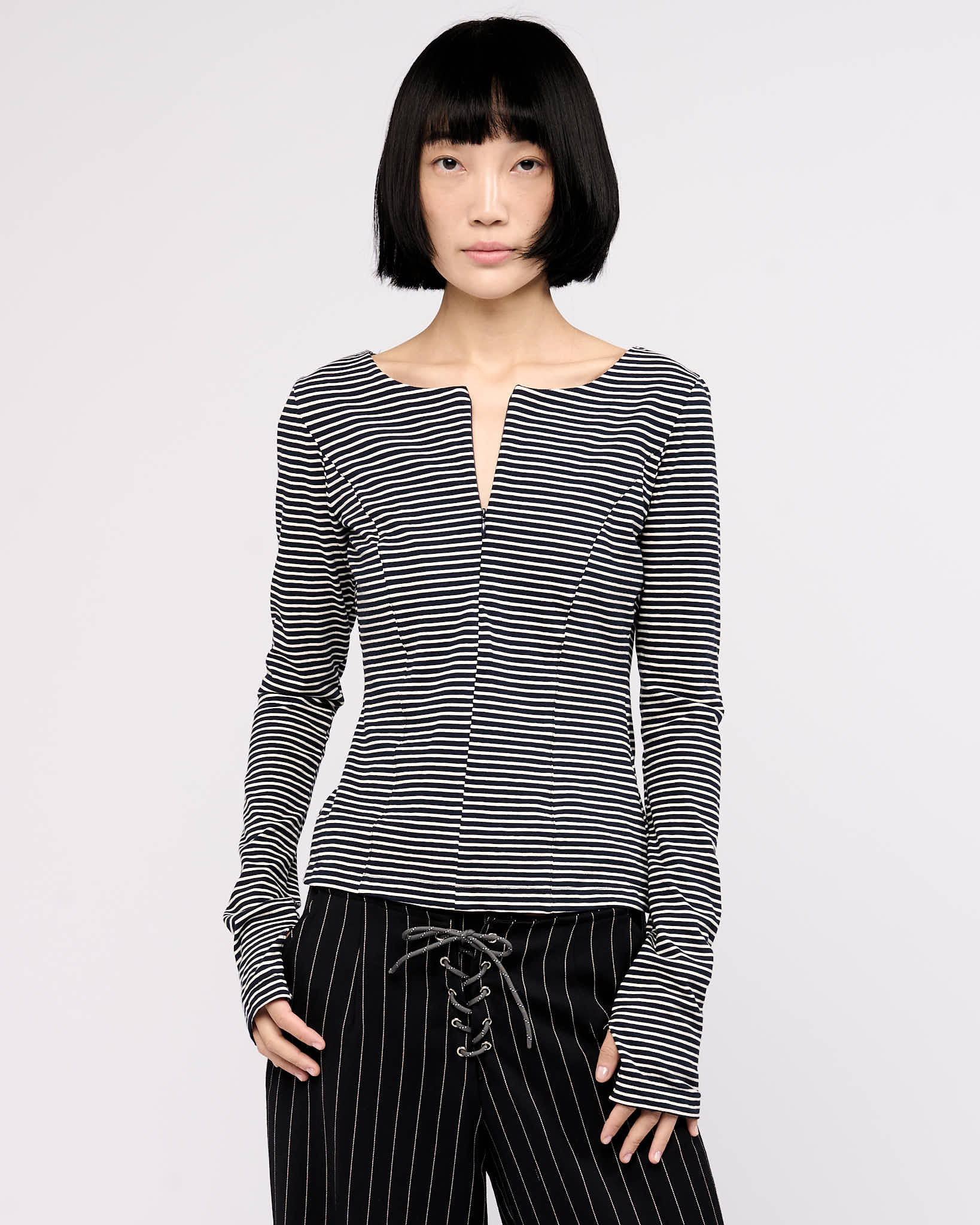 Item 26-0027 / Sade Top IV (Striped)