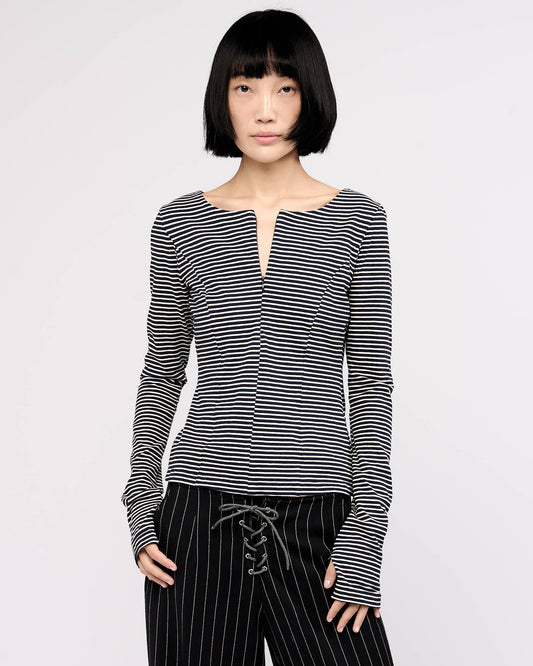 Item 26-0027 / Sade Top IV (Striped)