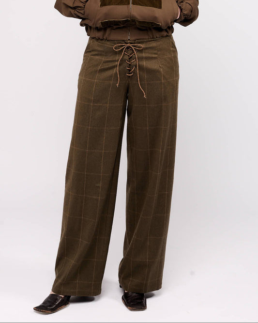 Item 26-0035 / Jeanne Trousers I (Checked)