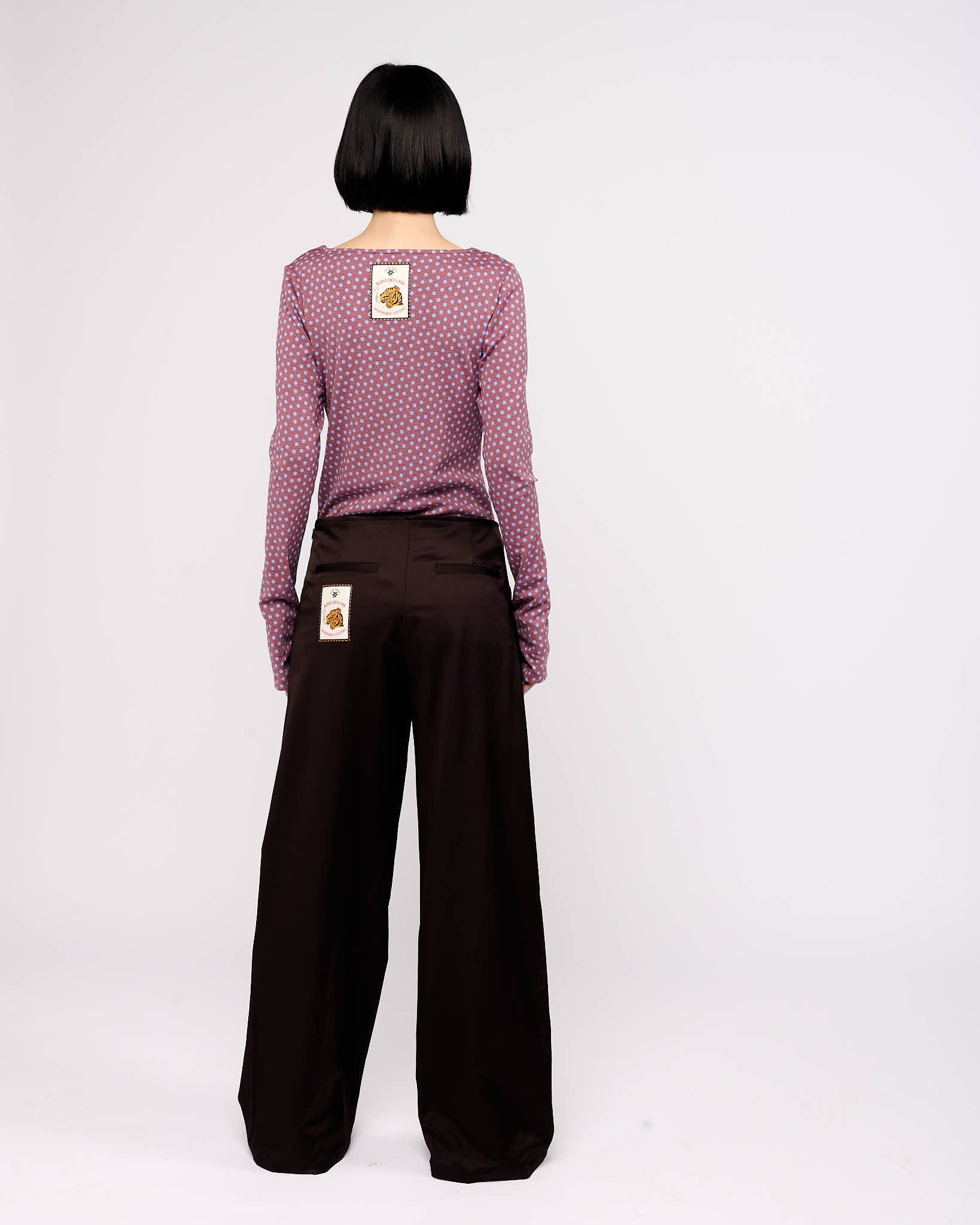 Item 26-0035 / Jeanne Trousers I (Chocolate)