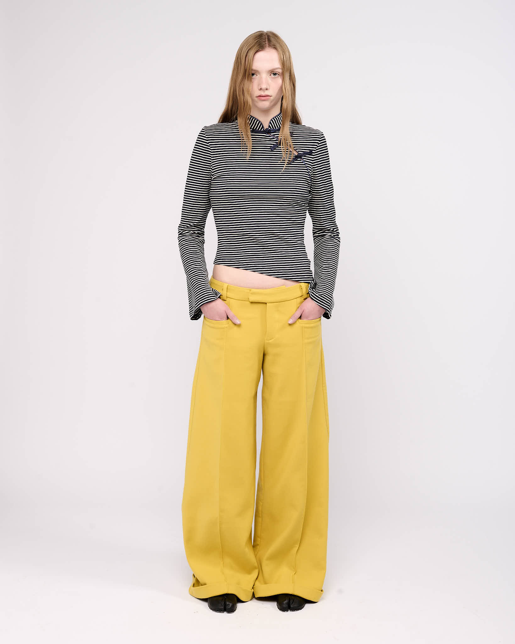 Item 26-0038 / Greta Trousers I (Lemon)