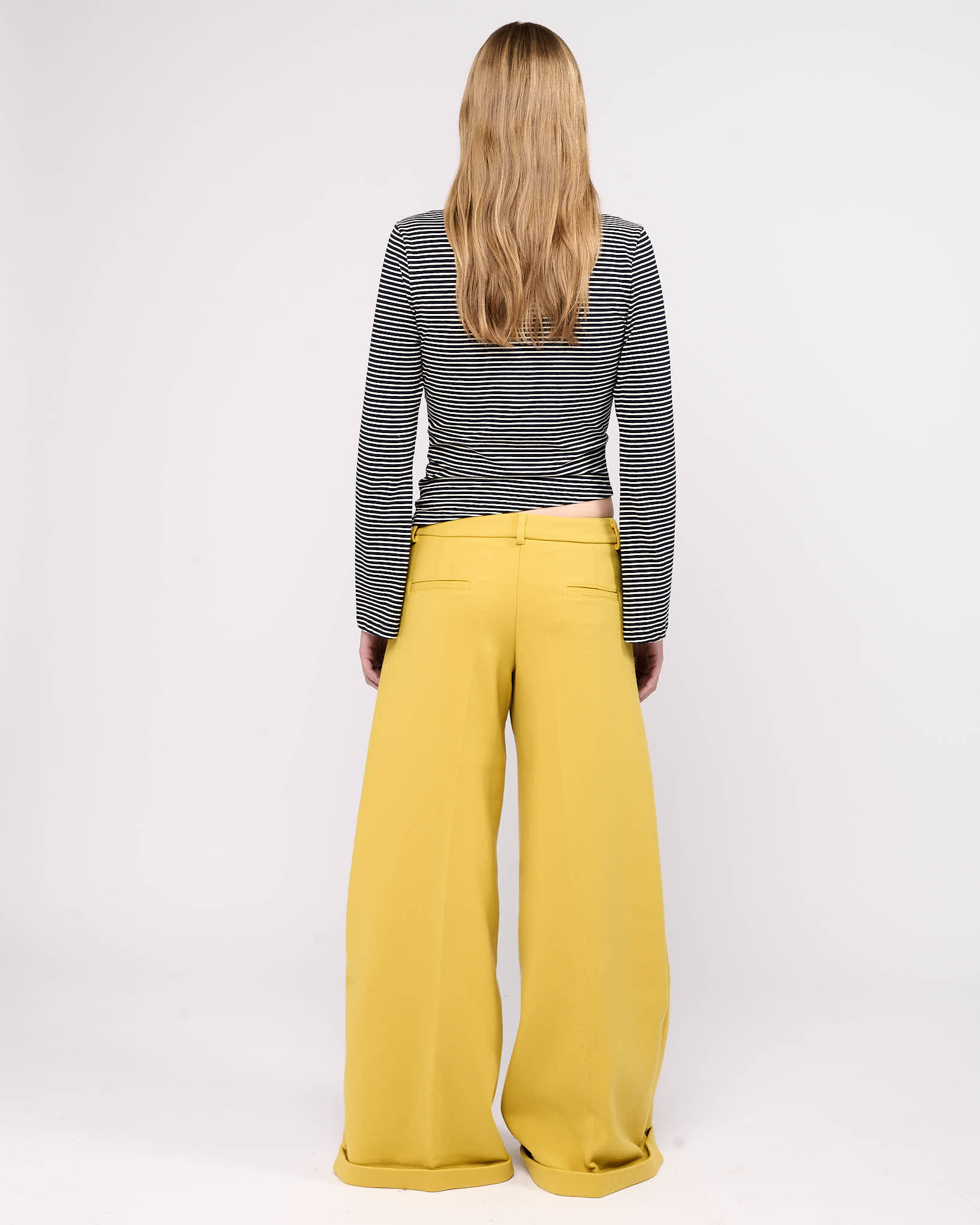 Item 26-0038 / Greta Trousers I (Lemon)