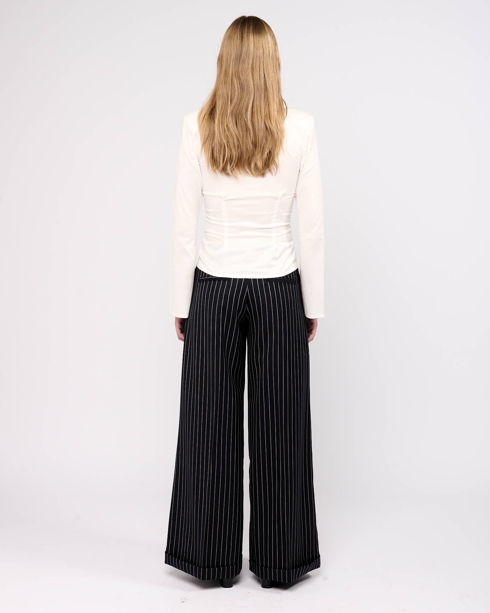 Item 26-0038 / Greta Trousers II (Pinstriped)