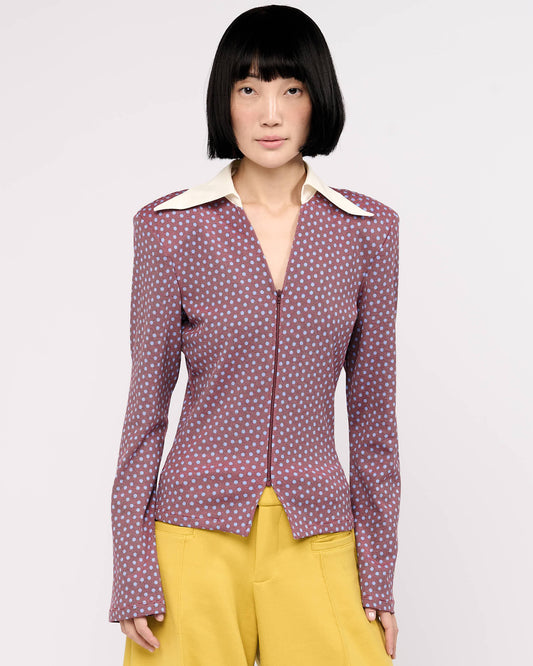 Item 26-0026 / Yayoy Shirt II (Bluette Pois)