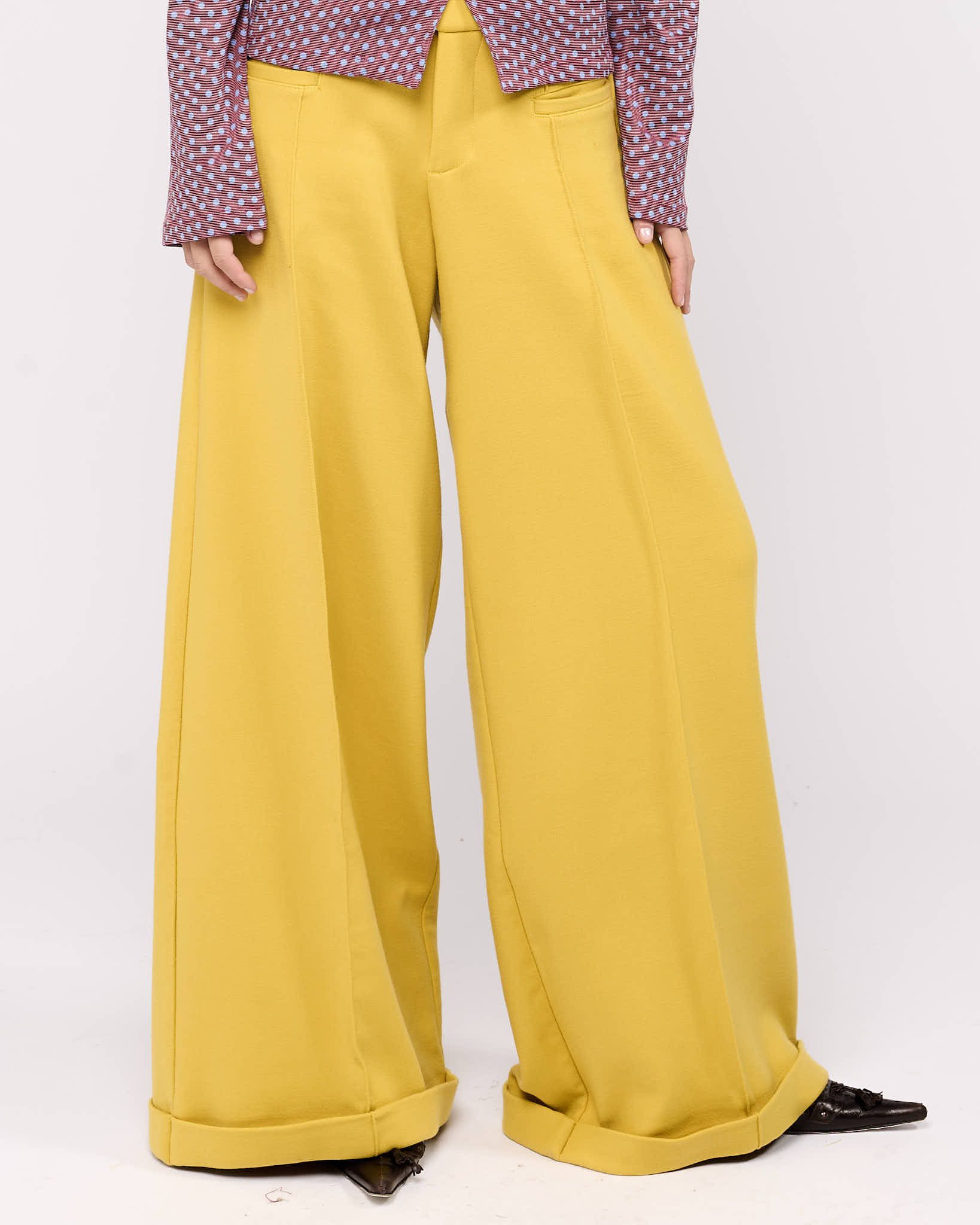 Item 26-0038 / Greta Trousers I (Lemon)