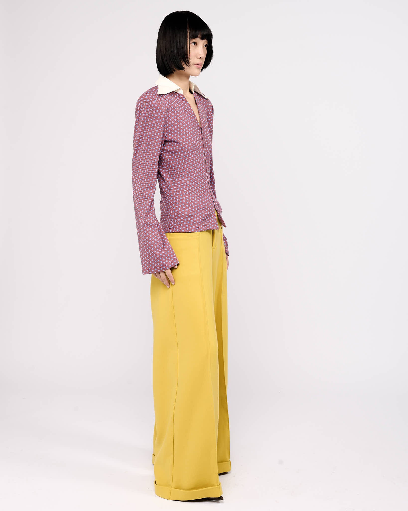 Item 26-0038 / Greta Trousers I (Lemon)