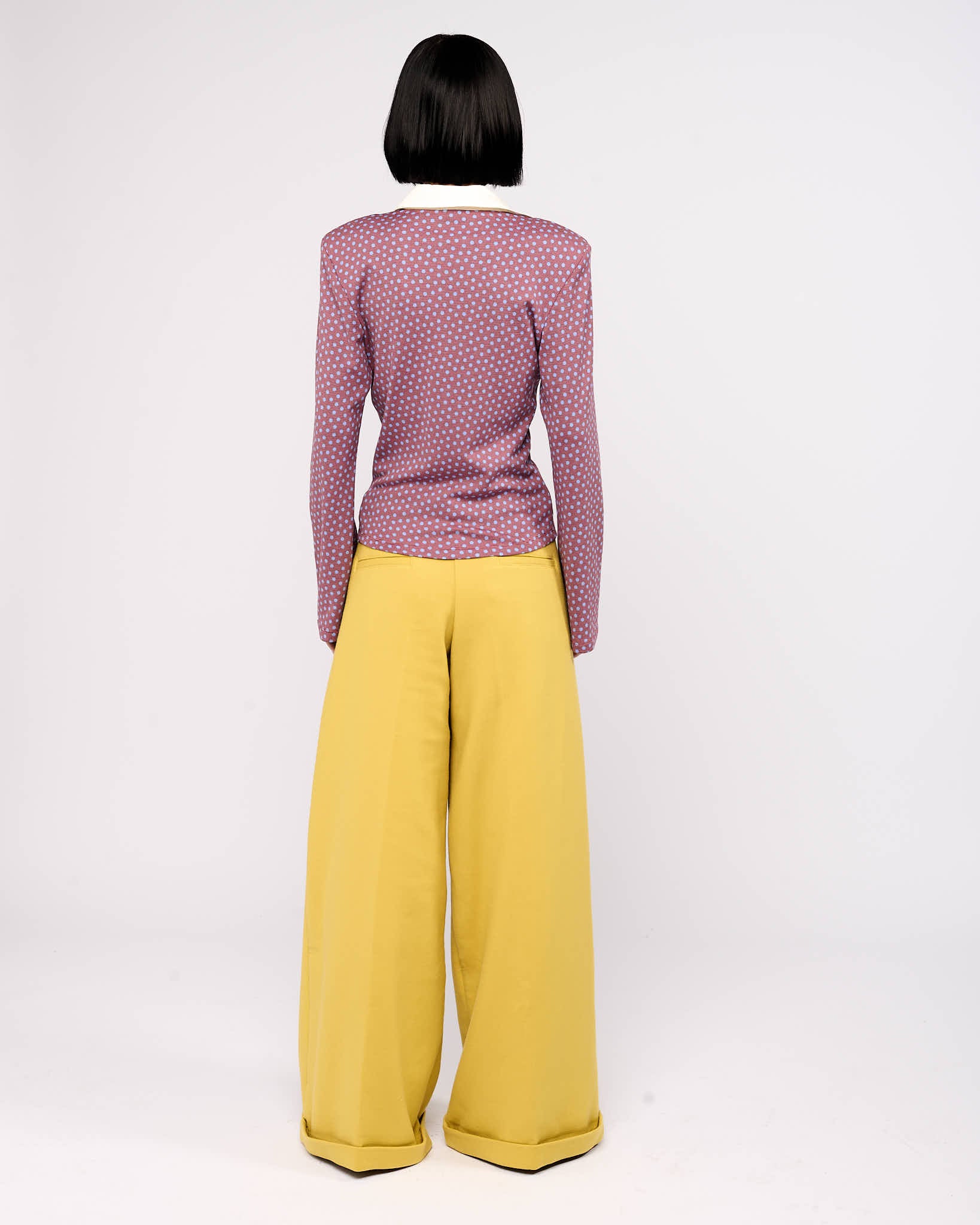 Item 26-0038 / Greta Trousers I (Lemon)