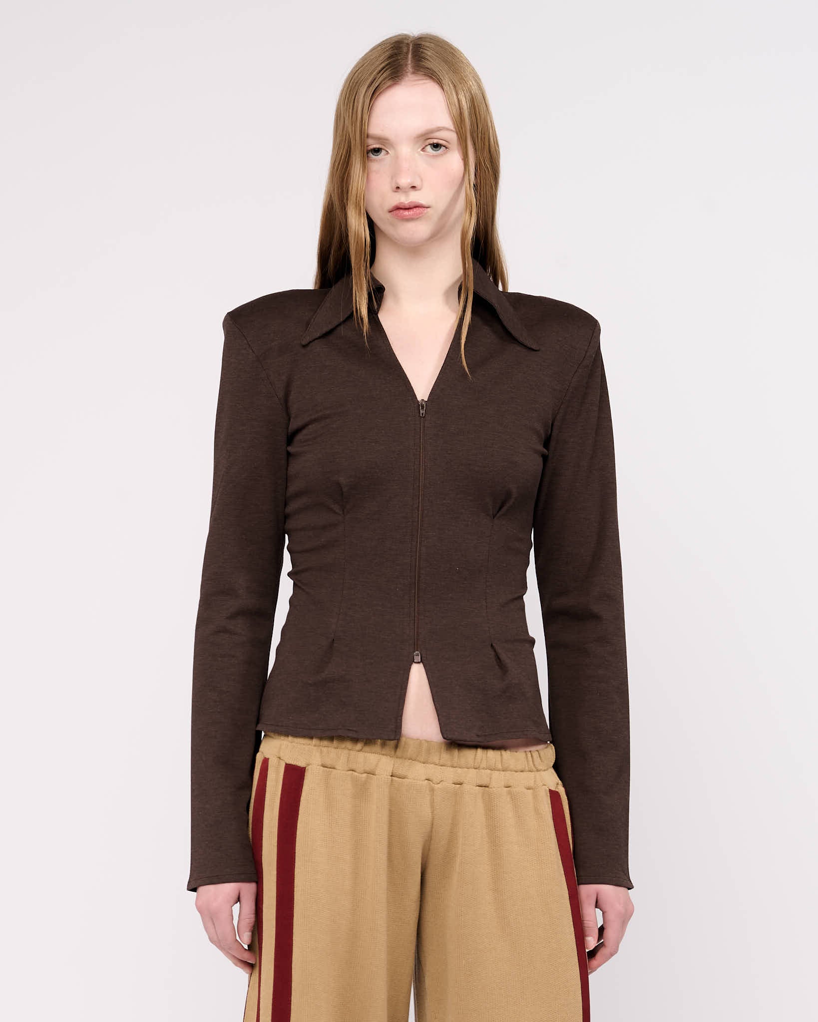 Item 26-0025 / Giorgina Shirt III (Brown)