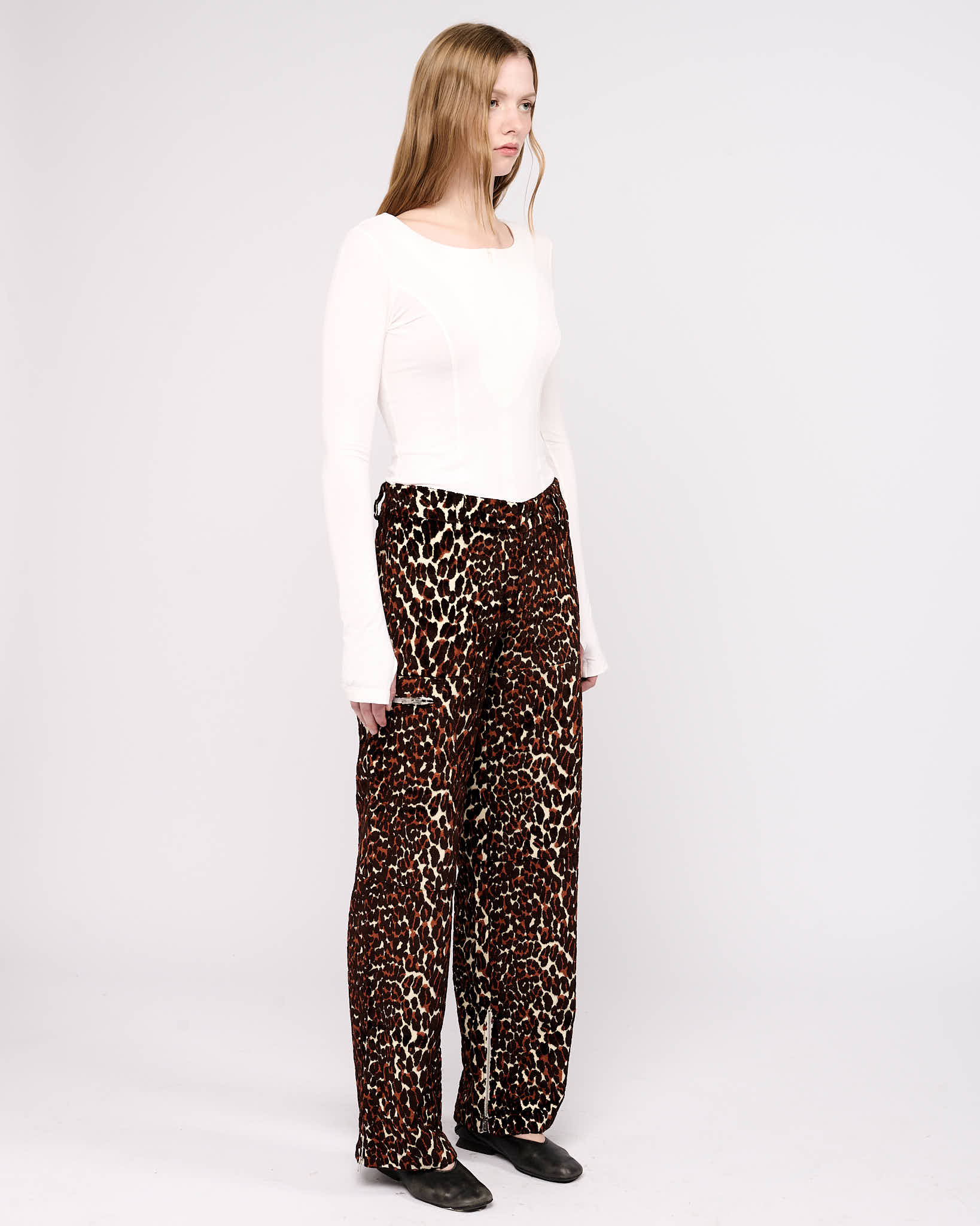 Item 26-0039 / Aida Trousers I (Leopard)