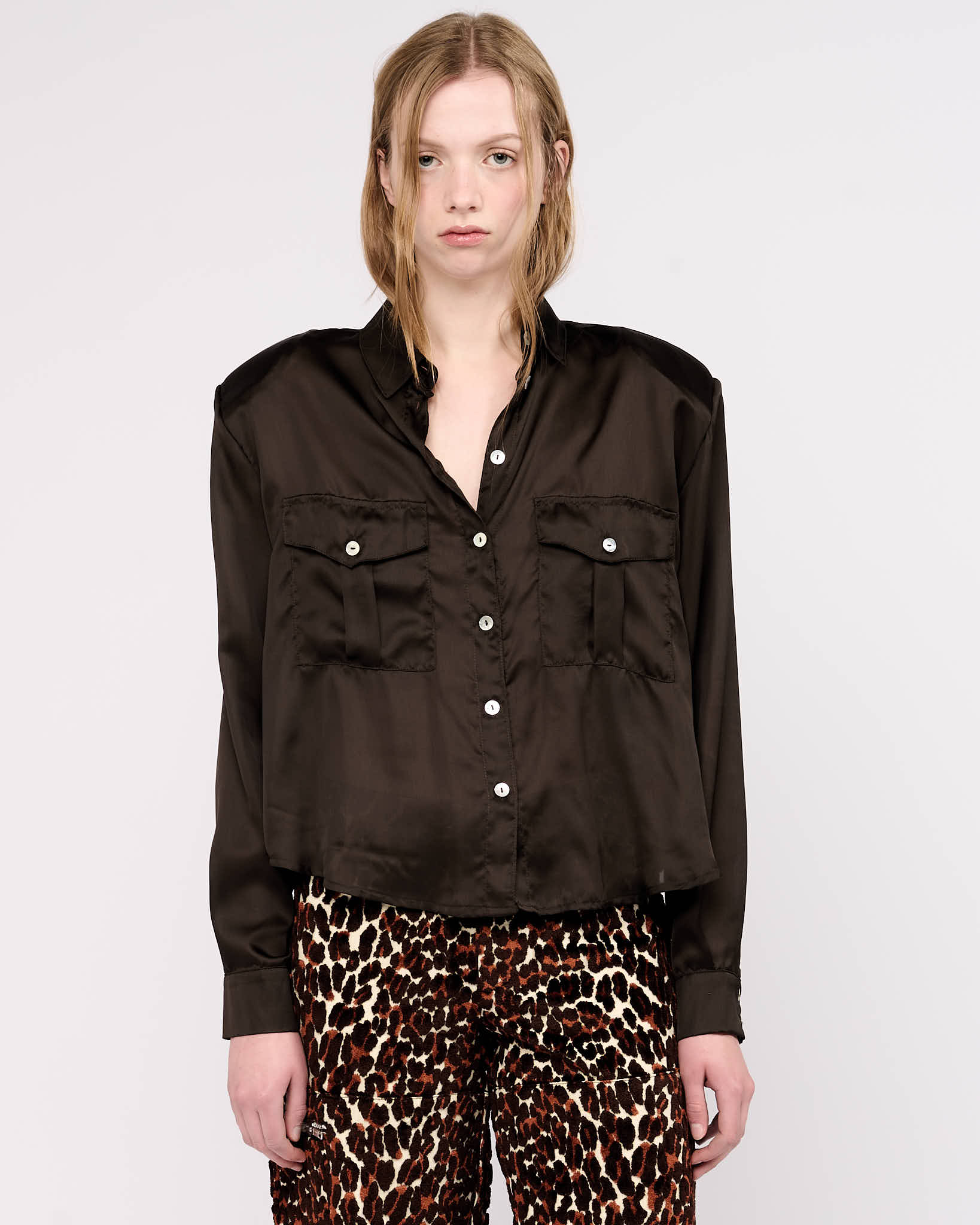 Item 26-0023 / Artemisia Shirt II (Brown)