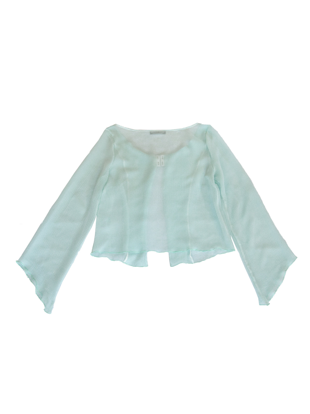 LINOSA TOP IN STRIPED CRINKLE CHIFFON