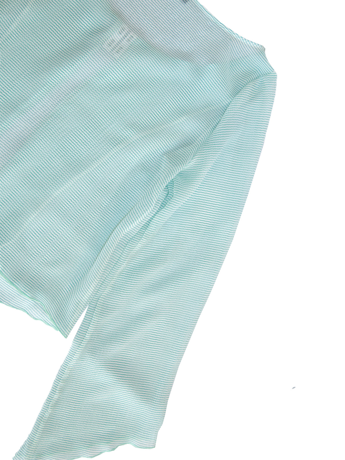 LINOSA TOP IN STRIPED CRINKLE CHIFFON