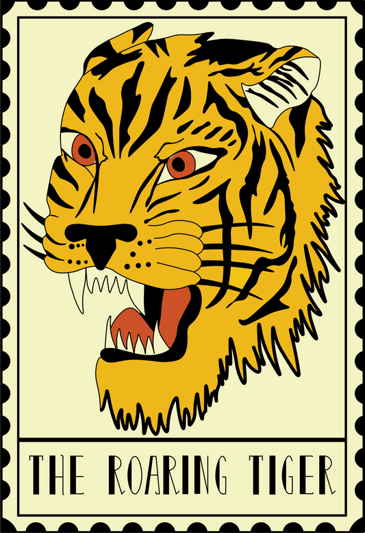 PERSONALIZATION - THE ROARING TIGER STAMP