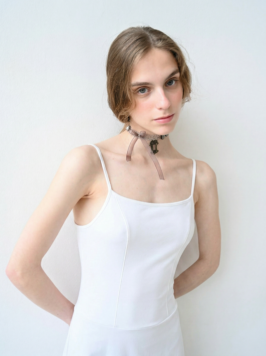 Item 26-0019 / Brigitte Dress II (White)