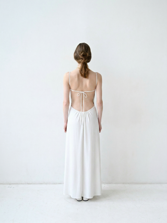 Item 26-0019 / Brigitte Dress II (White)