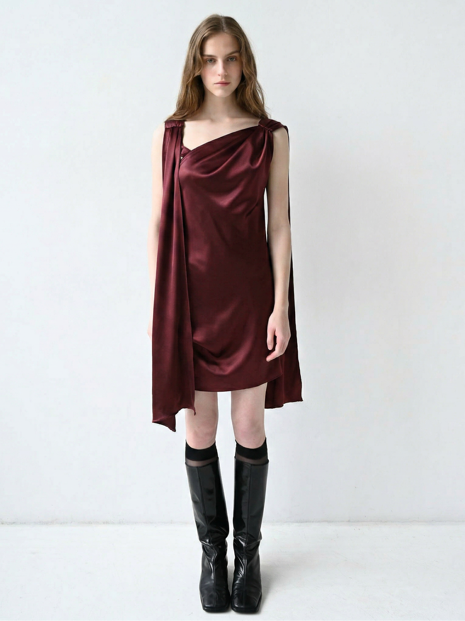 Item 26-0017 / Marylin Dress II (Burgundy)