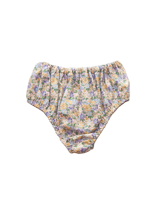 SOMBRERO CULOTTE IN BLOOMY PURPLE COTTON