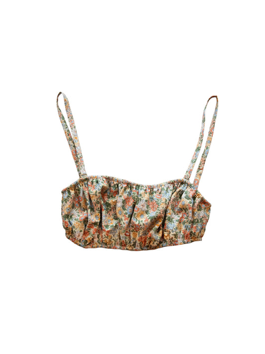 PALAWI BRALETTE IN BLOOMY PINK COTTON