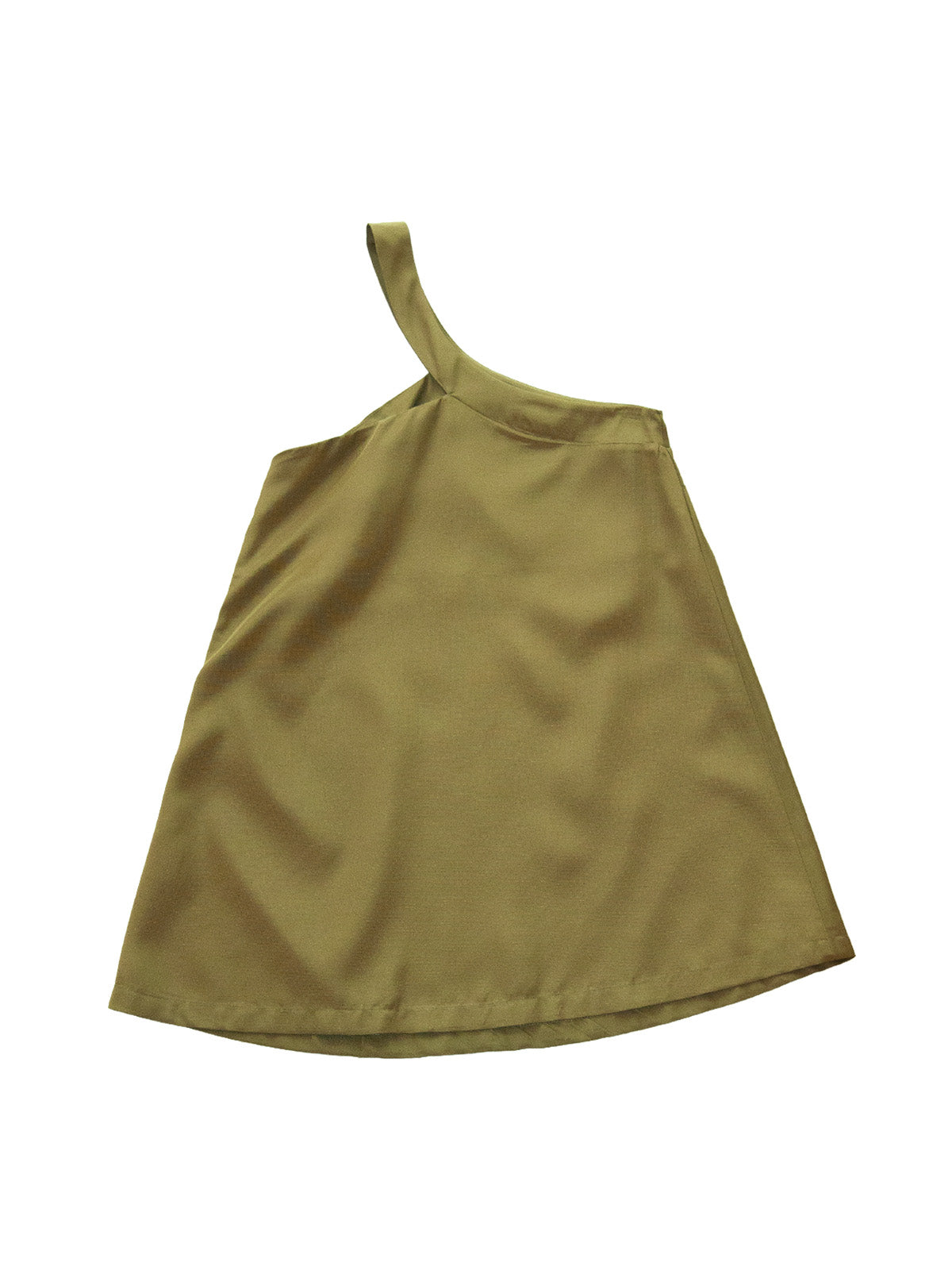 VULCANO DRESS IN GREEN OTTOMAN